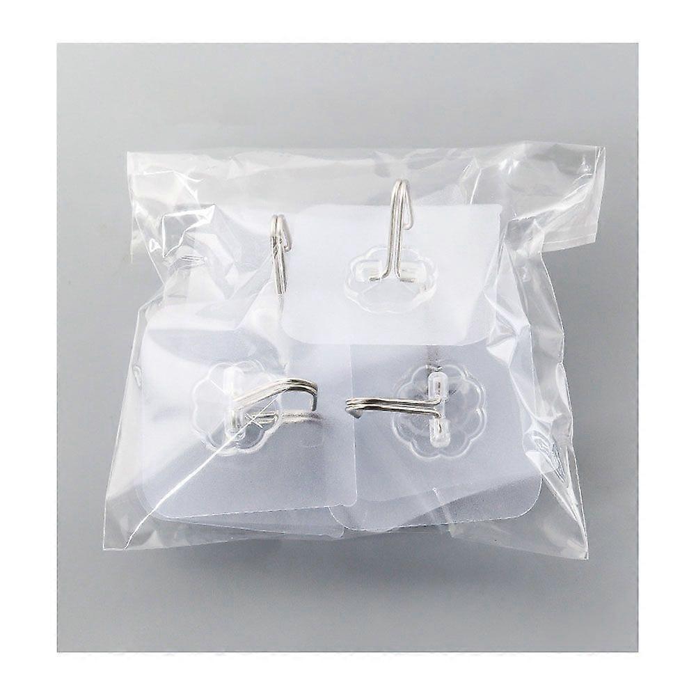 Ten packs of transparent no-sew crochet hooks