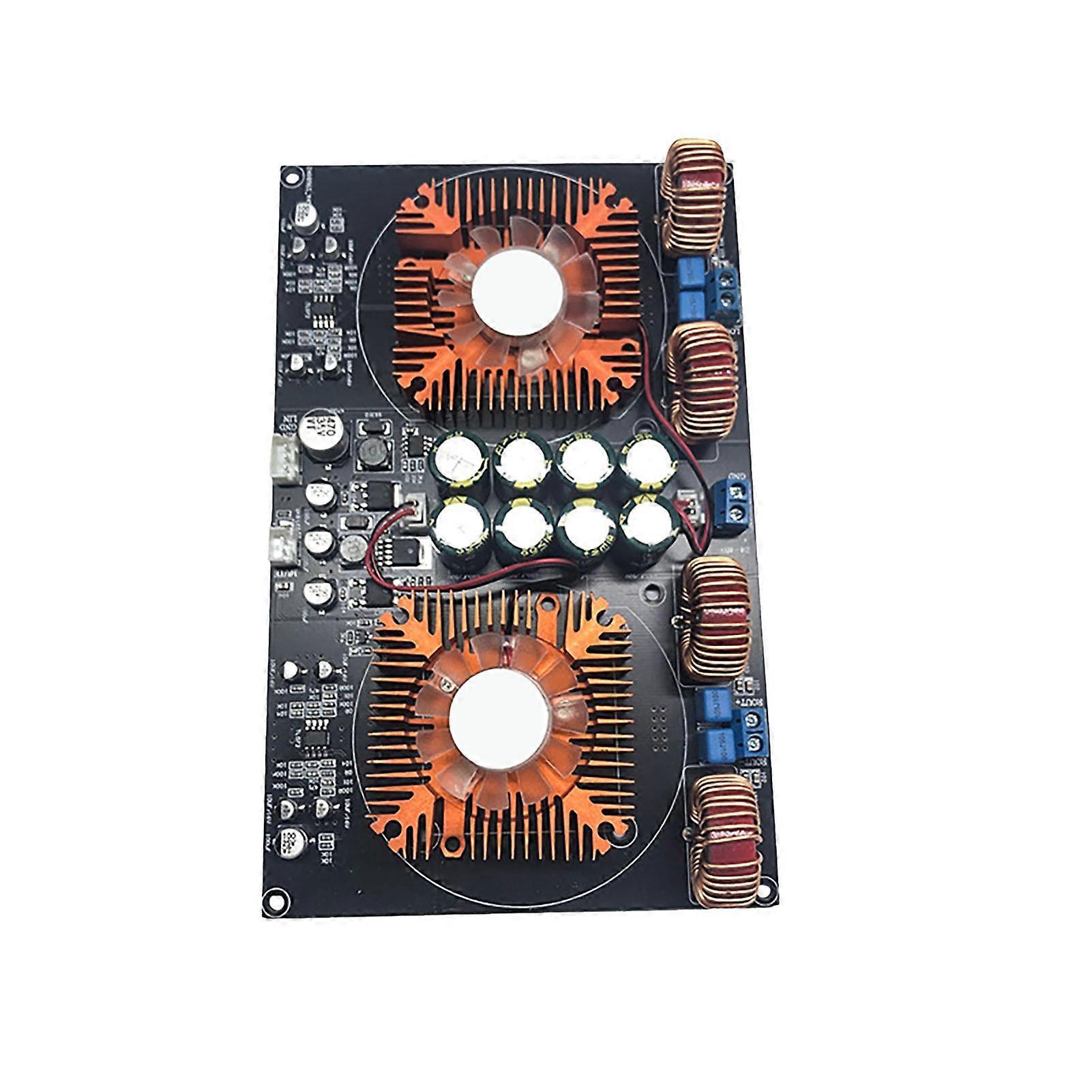 Digital Power Board Class D 2.0 Channel Amplifier Module Air Cooling Dual Chip 600W+600W YJ TPA3255