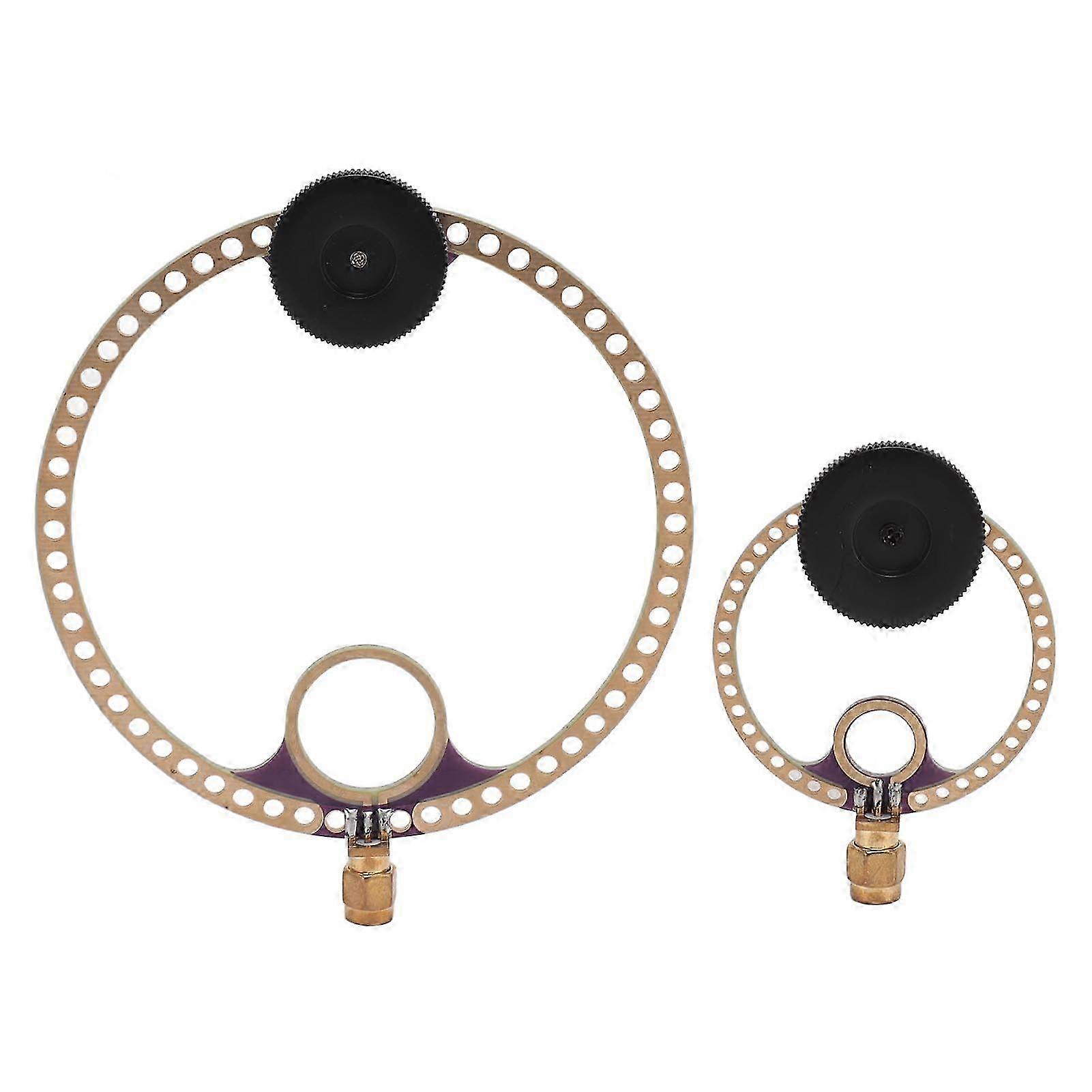 2pcs Small Loop Antenna 400-490MHz 80-150MHz VHF UHF