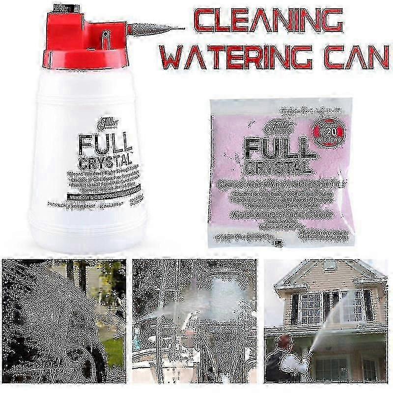 زجاج نافذة الأنظف كيت البلاستيك البخاخ كامل كريستال تنظيف مسحوق مجموعة ذات جودة عالية