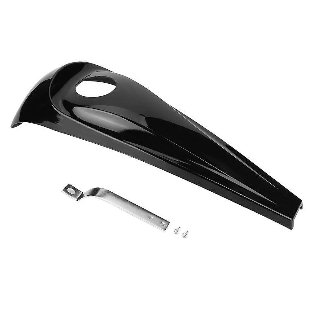 Gloss Black Smooth Dash Console - Durable ABS, Easy Install for Motorcycle Fuel Tank