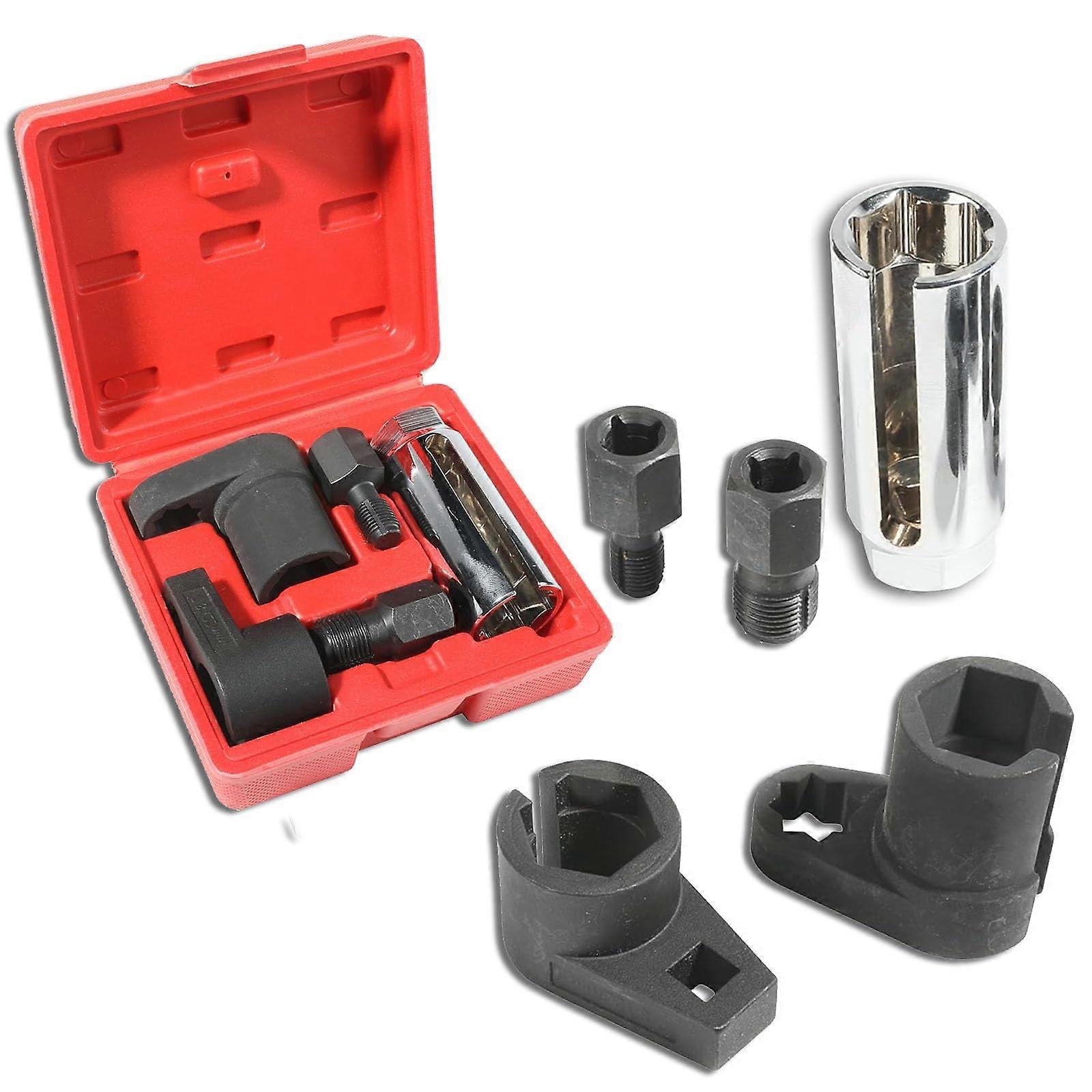 Automotive Tool Oxygen Sensor Socket Set Wrench Remover Tool and Thread Chaser Set