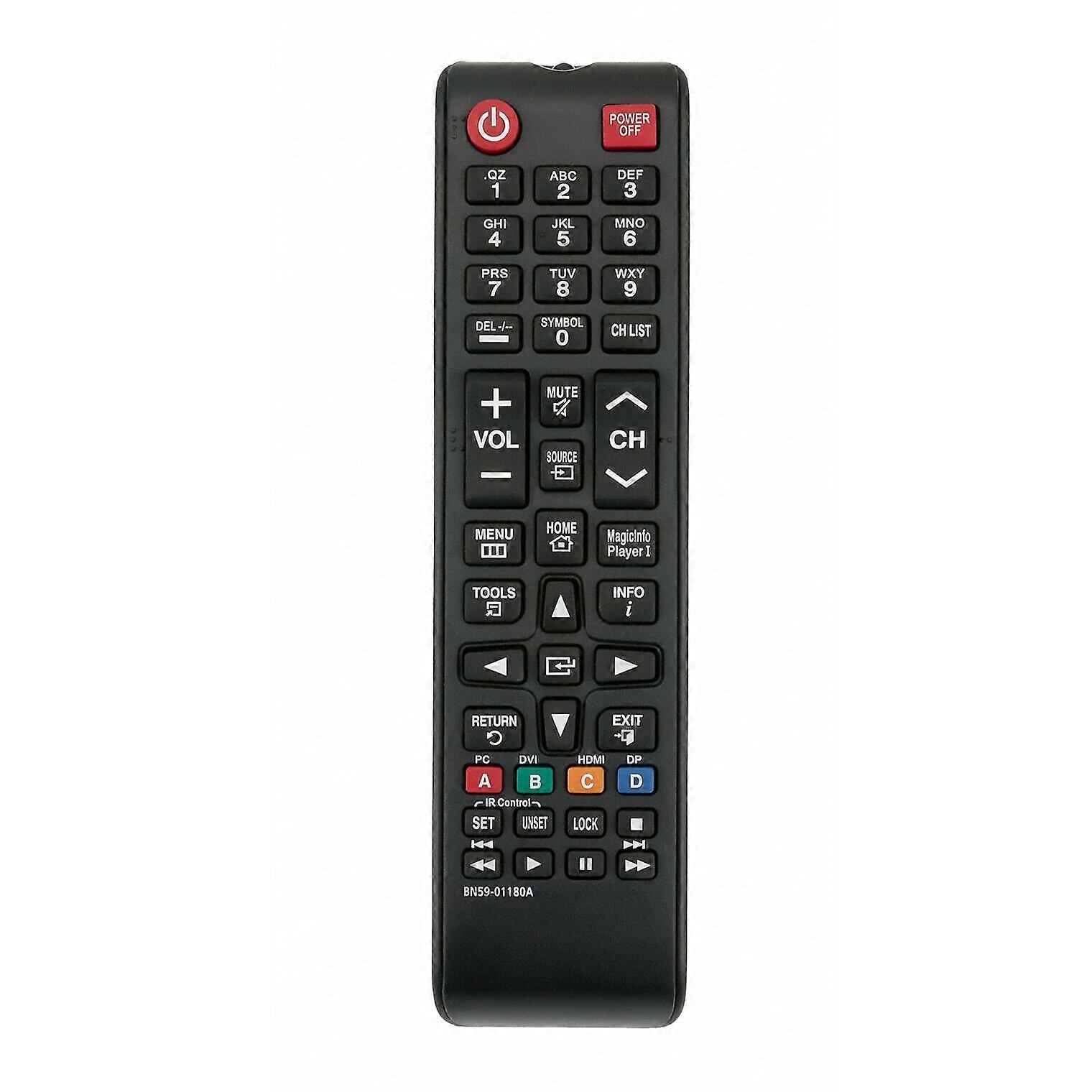 Replacement Remote Control for Samsung LH65QETEPGCXGO QE65T, LH70QETELGCXGO QE70T, LH75QETEPGCXGO QE75T, LH82QETELGCXGO QE82T 4K UHD LED Display