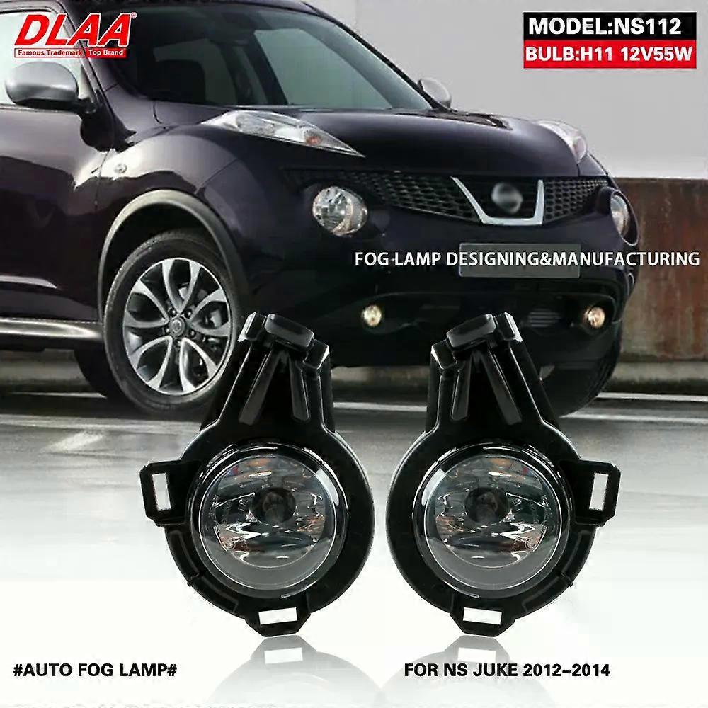 High qualityDLAA For JUKE 2012 2013 2014 Front Fog Lights Car Styling Spot Light Fog Lamps With Switch - 1 Pair