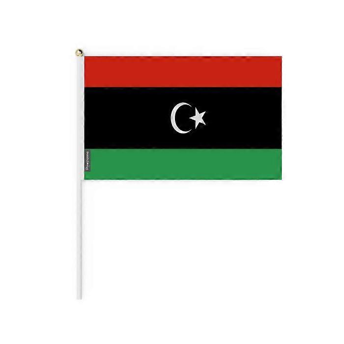 Miniature Flag - Libya - 30 x 45 cm - 50 pieces - Polyester - Double-sided printing