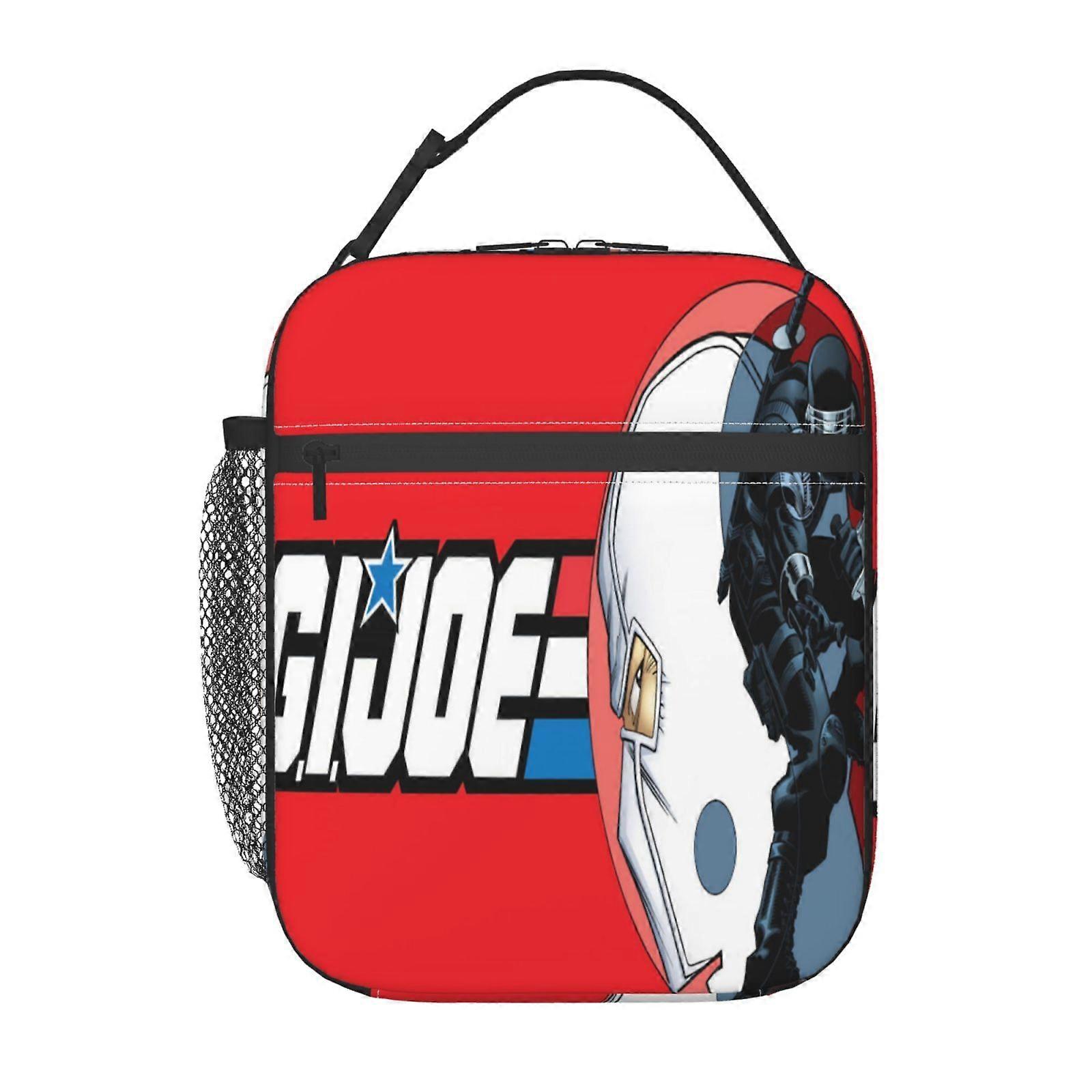 a176 G.I. Joe A Real American Hero Lunch Boxes Military Grade Durability, 600D Oxford Fabric with Reinforced Corners & Stress Points w176