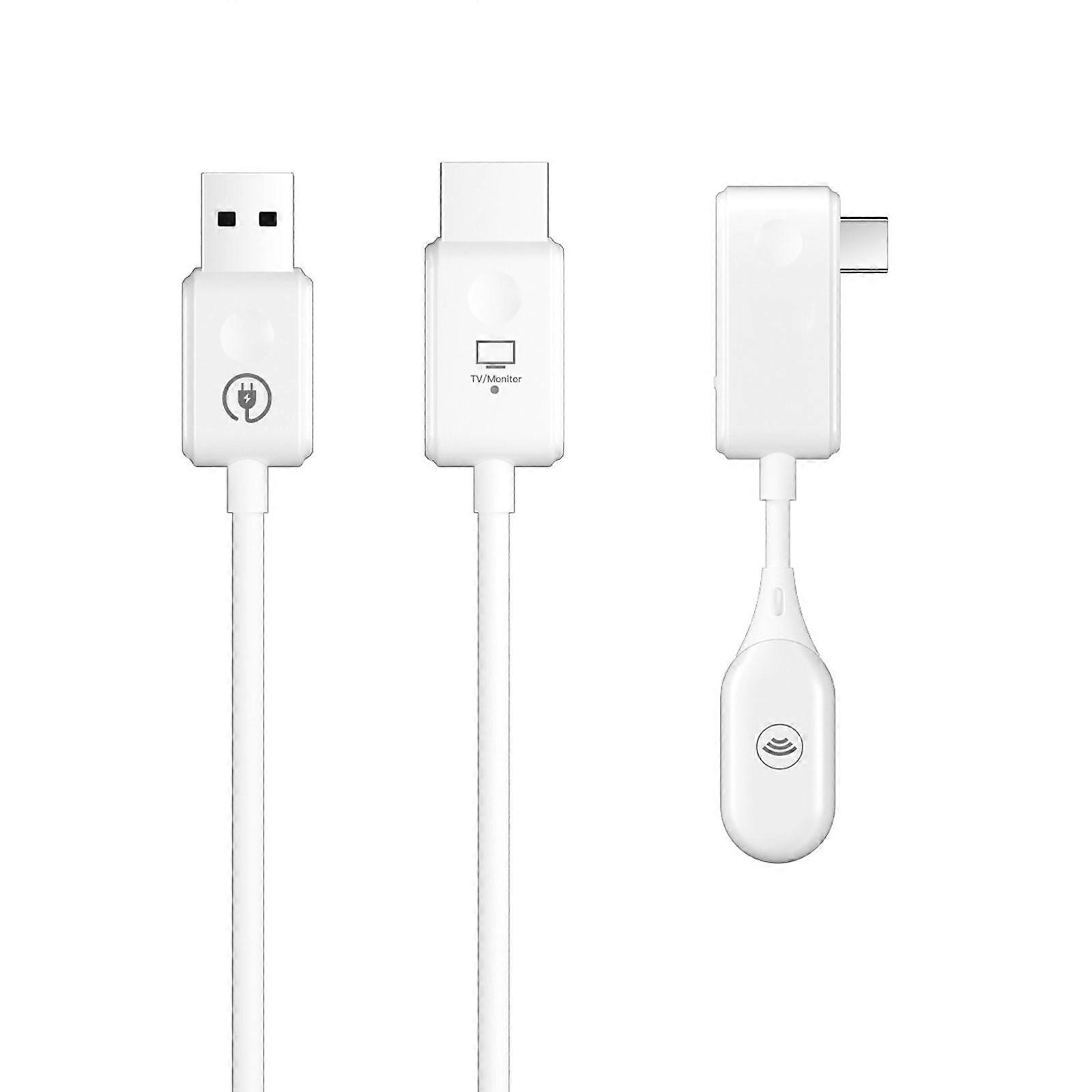 Unleash Visual Potential with Wireless  and USB C Extender, 1080P Streaming for Cameras/Phones/Laptops to Monitors/Projectors Multicolor