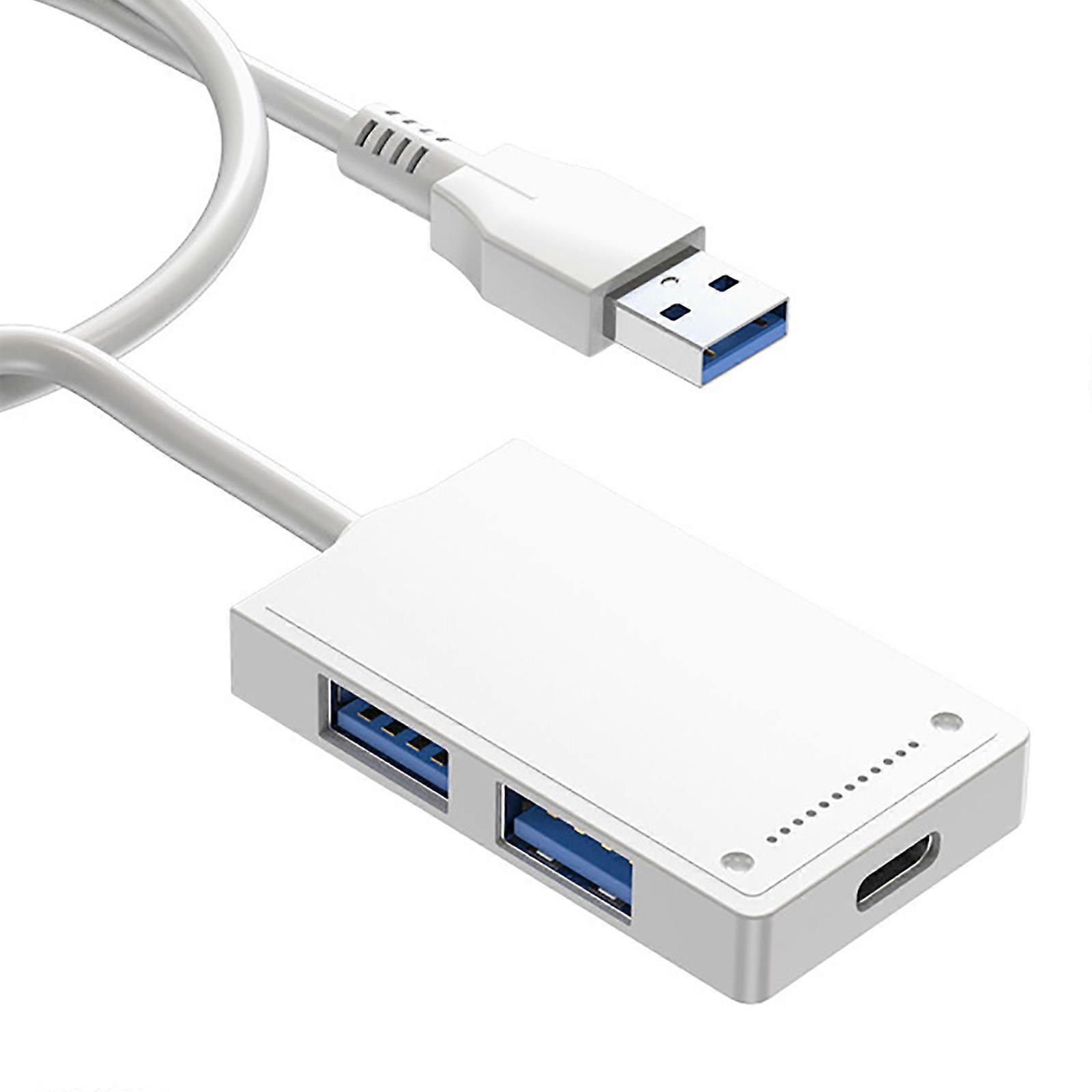 USB HUB USB Splitter 1 USB3.0 + 3USB2.0 Port Perfect for Computer Laptops Hard Drive Charging Adapter