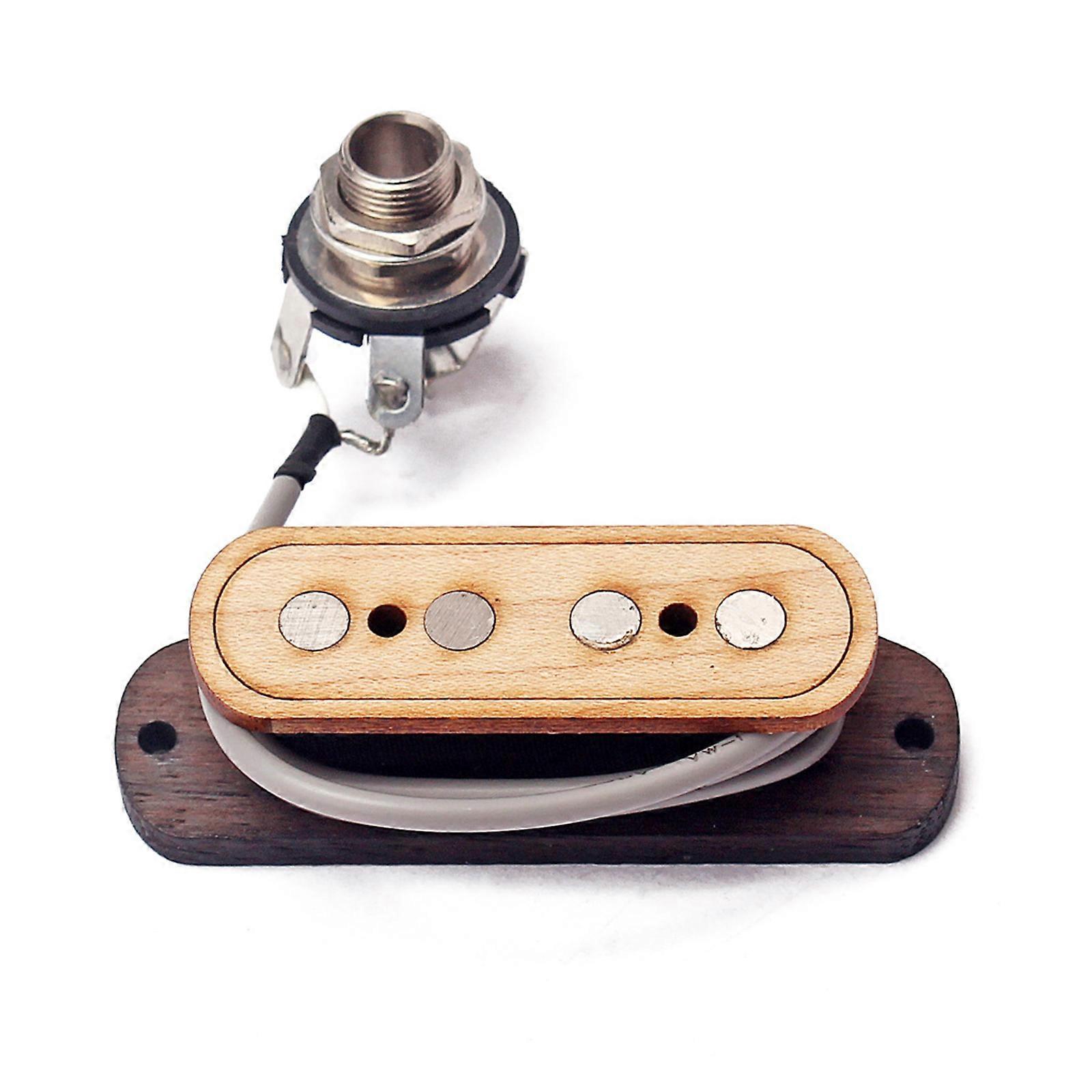 4-String Guitar Pickup Great for Cigar Box Maple Rosewood Pickups with Alnico 5 Magnets High Quality