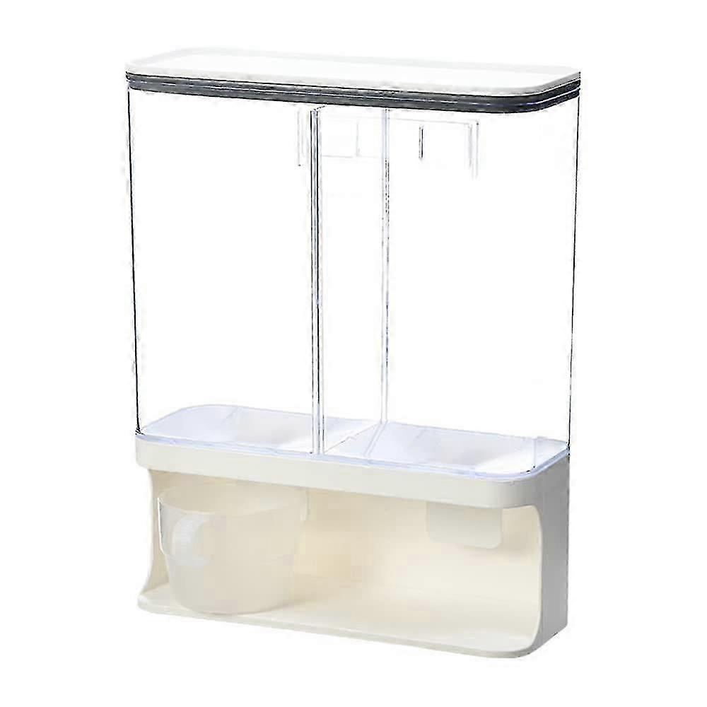 Wall Mounted Cereal Dispenser For Home Kitchen Grain Rice Dispenser Container3000ml - Ya01