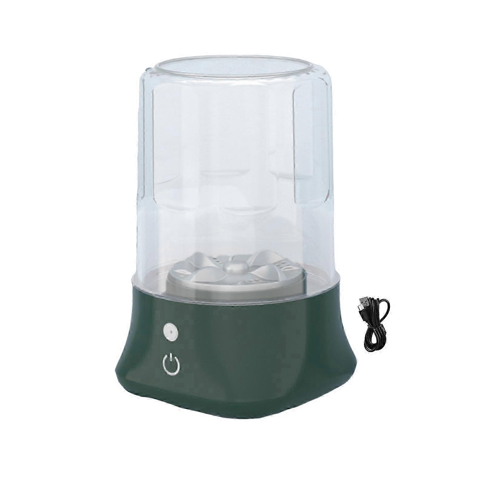 Mini machine à laver portable 1L rechargeable vert