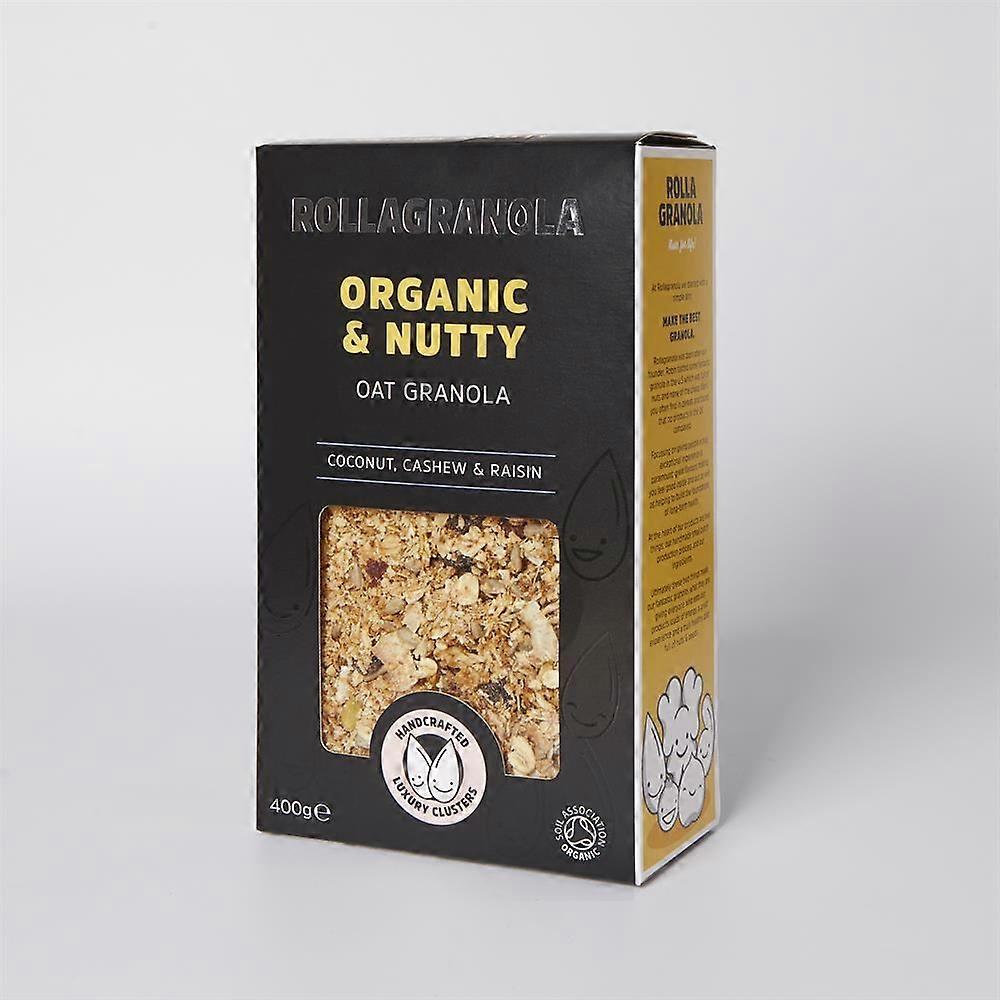 Rollagranola 有机燕麦格兰诺拉麦片,无麸质和纯素,400 克