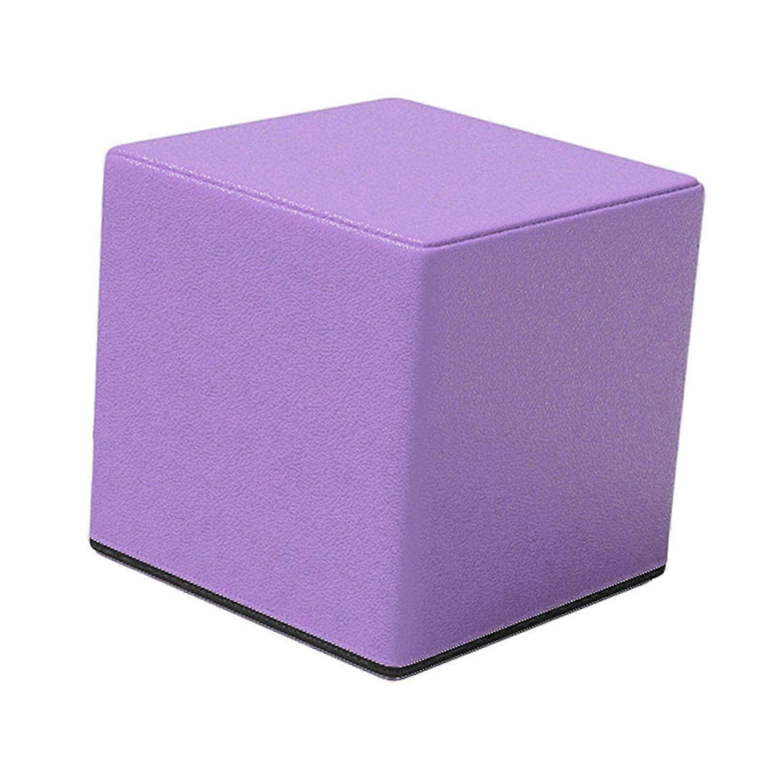 (Purple) Yoga Block For Stretching Square Exercise Brick For Workout Fitness Home Gym Blue