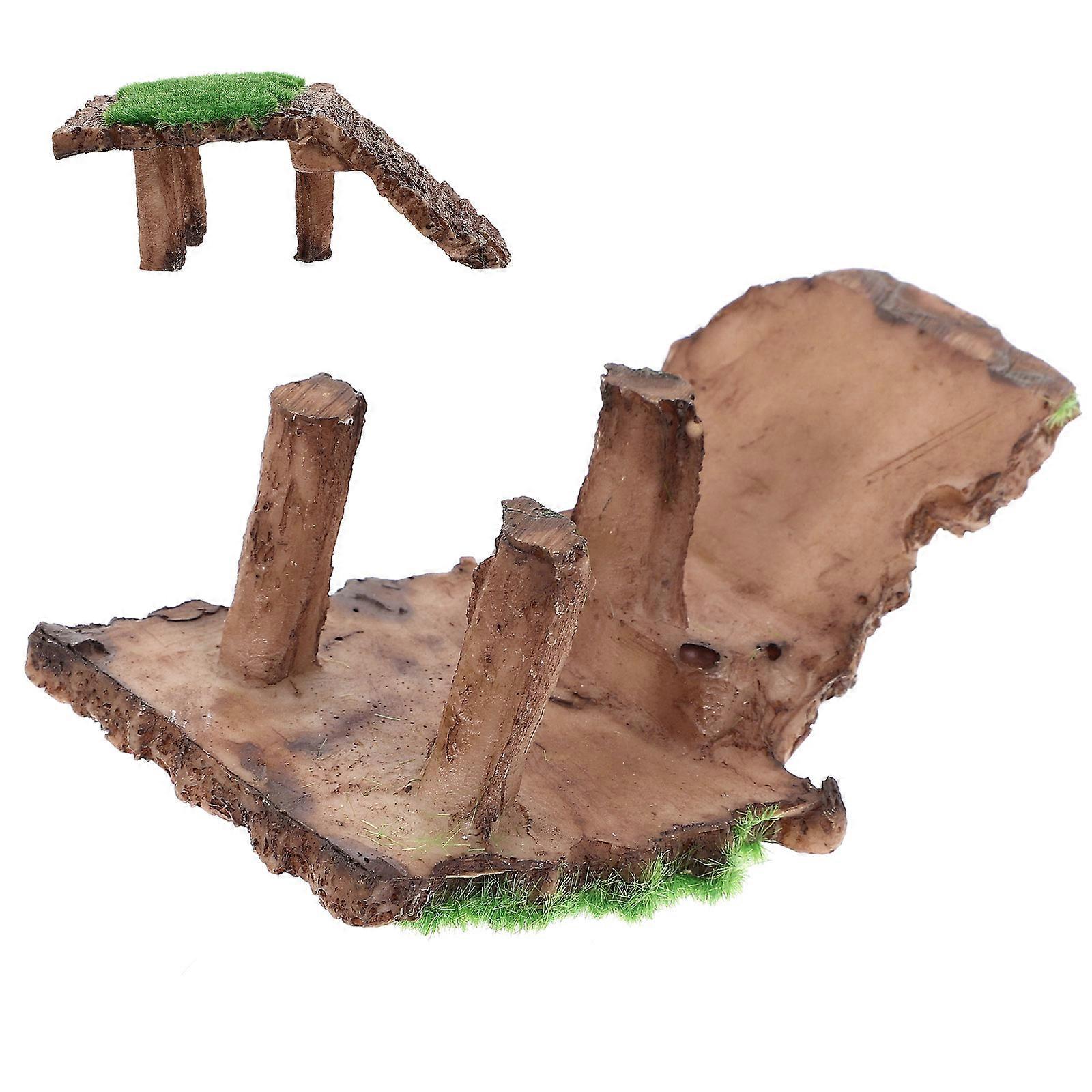 Fish Tank Landscape Feature, Resin Turtle Platform for Habitat Enhancement