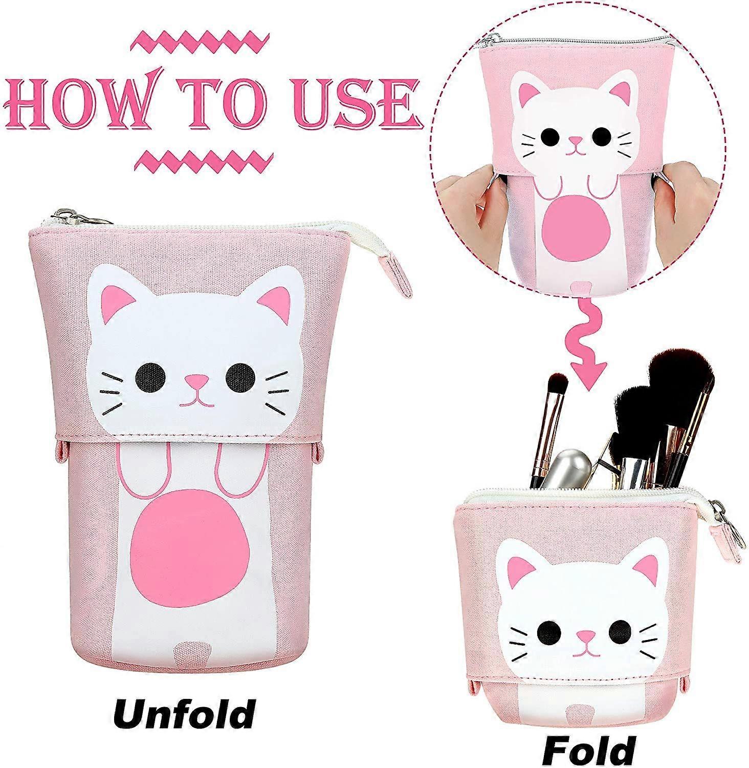 Adults (Pink)  Teens Telescopic Pencil Case for Students