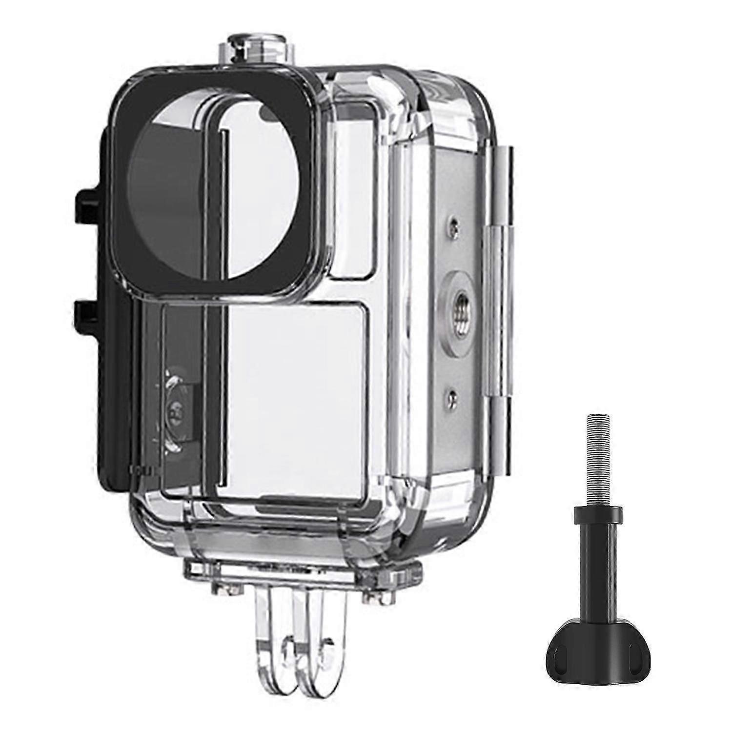 FLW019 עבור DJI Osmo Action 5 Pro 4 3 מצלמה עמיד למים נגד ירידה מעטפת 45 מטר מארז צלילה