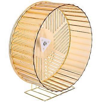 Compact and Stable Pet Exercise Wheel for Hedgehogs Chinchillas and Hamsters Made of Plastic and Alloy 7 inch