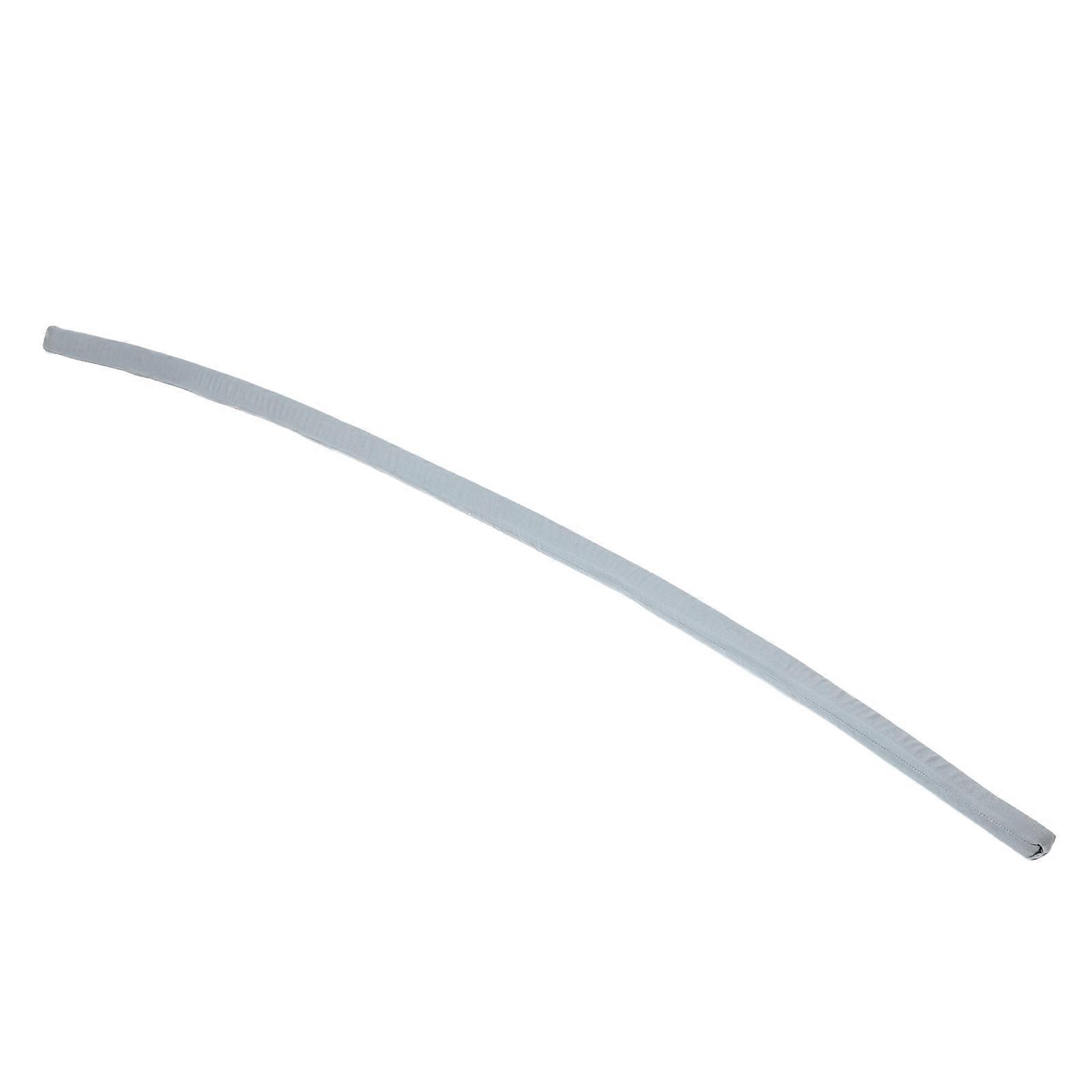 Bed Wedge Pillow Gap Filler Soft Marshmallow Frame Cover for Full Mattress Prevents Falling Items Easy Installation Headboard Mattress Gaps Grey