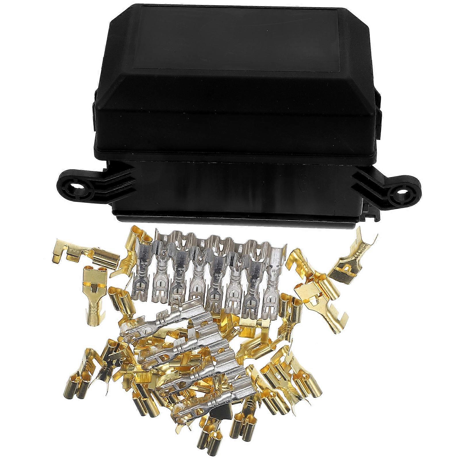 Snap-In Relay Box with Convenient Back Access for Relay and Fuse Changes