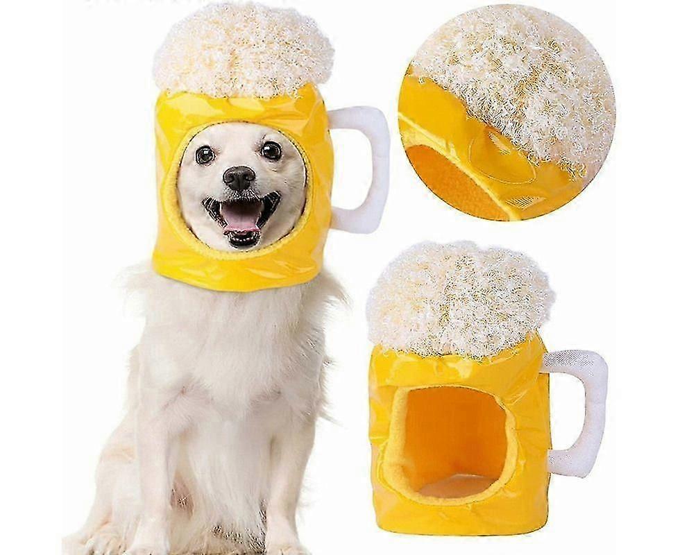 Pet Beer Mug Hat Costume