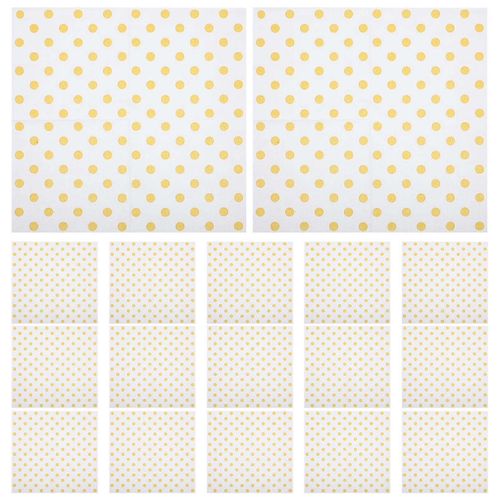 5 Sets Decorative Tissue Paper Patterned Napkins Printing Napkins Party Accessories