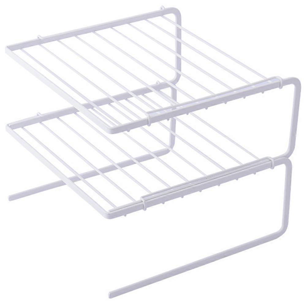 2 Layer Iron Storage Rack for Kitchen Organizer Dish Sink Drain Shelf