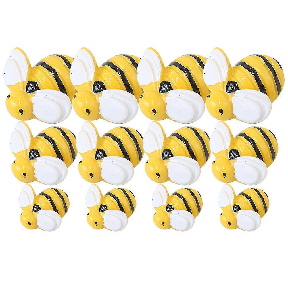 Artificial Bees Resin Bees Embellishments School Art Projects Large Size Bee Shape 40Pcs