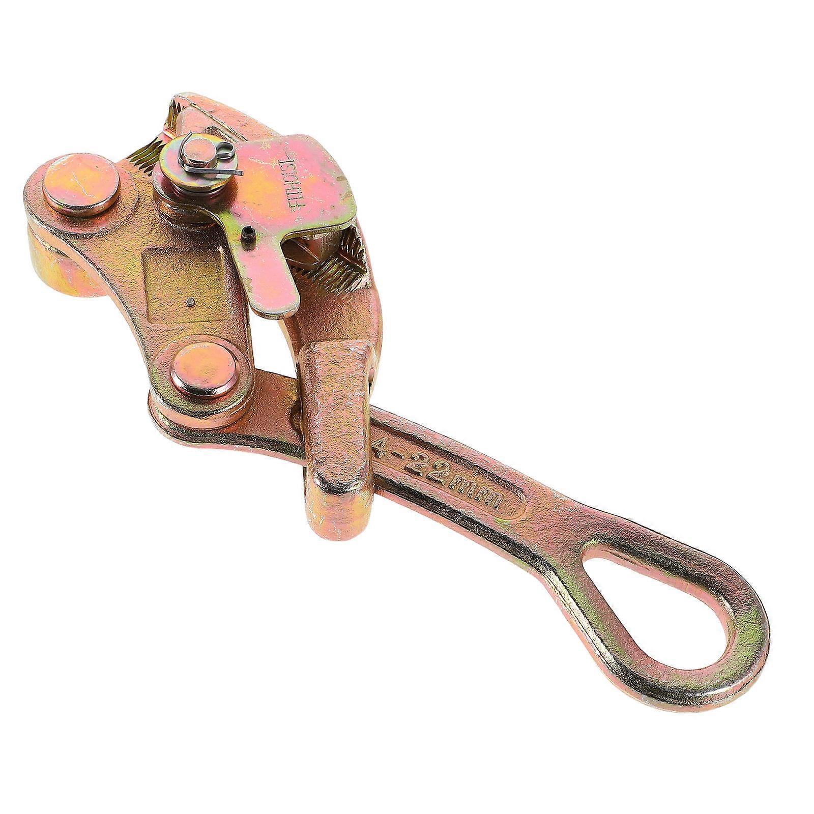 Heavy Duty Wire Rope Clamp for Secure Cable Management – Easy One Hand Operation, Protective Coating, Fits Various Steel Ropes and Cables
