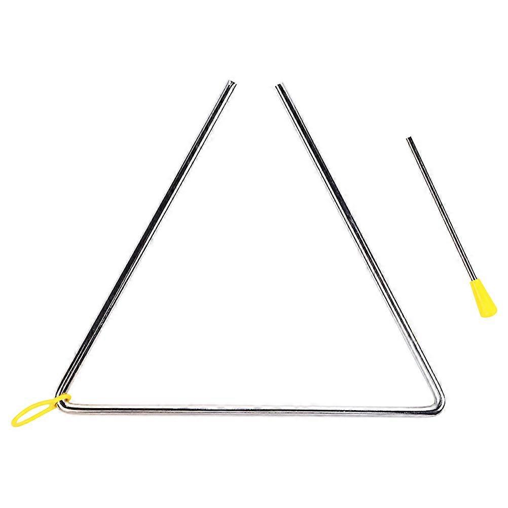 Triangle Percussion Instrument with Smooth Surface, Safe Design for Music Interest and Creativity, Portable Use for Family and School