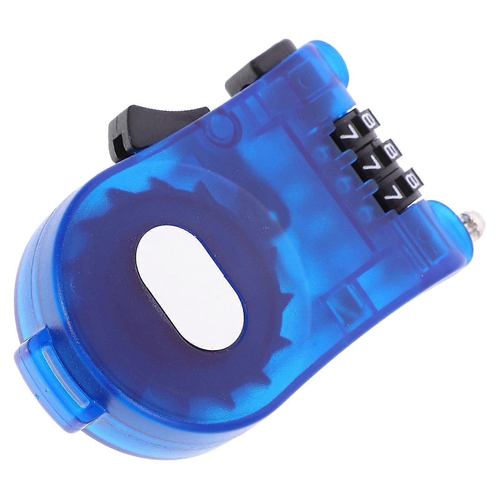 Handlebar Security Lock Ski Board Lock Outdoor Activities Compact Blue 1Set