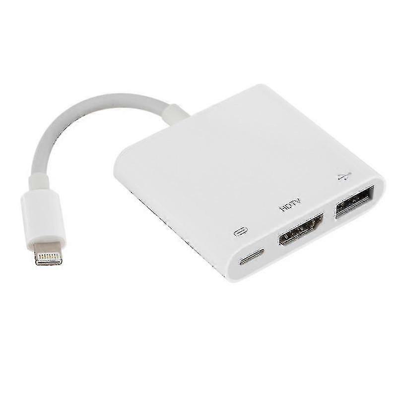 Maximalpower 3-in-1 Lightning To Hdmi Usb Female Otg Adapter Für Iphone Ipad