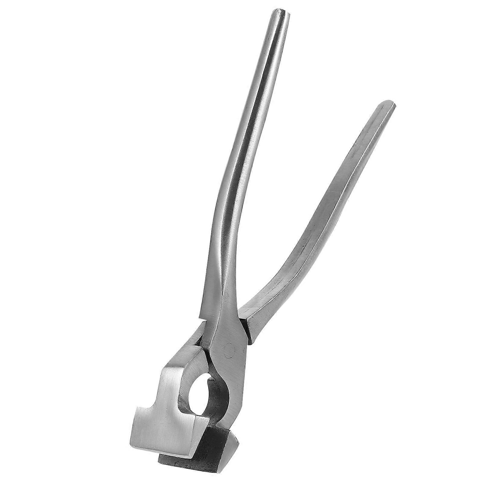 Craft Flatten Pliers with Steel Material for DIY Handmade Projects Silver