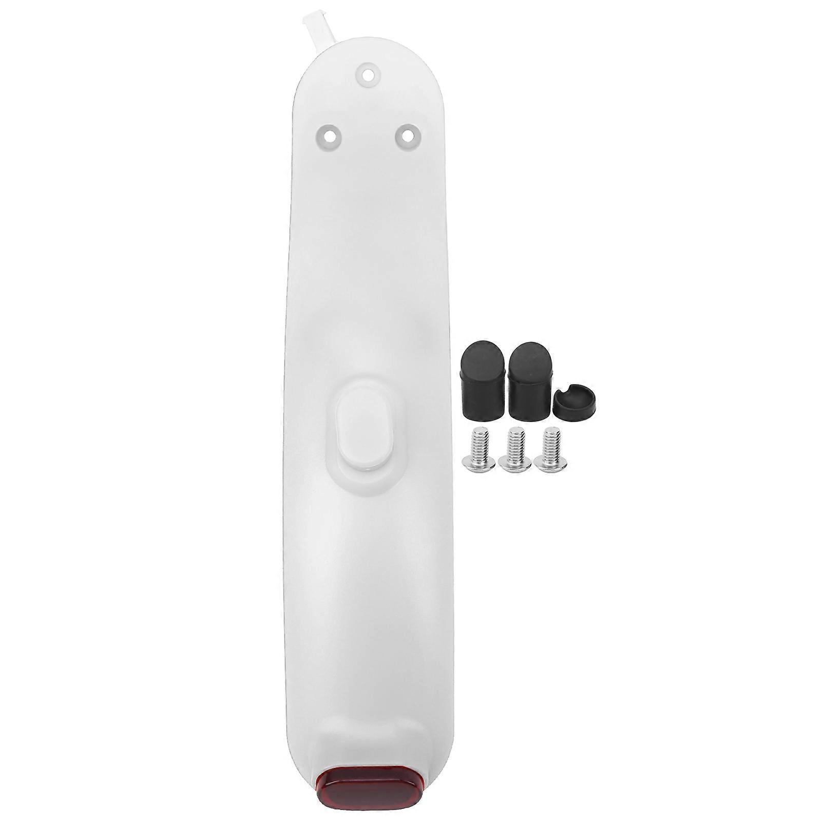 Scooter Rear Mudguard, Screws and Silicone Plugs for Xiaomi M365/Pro (White)