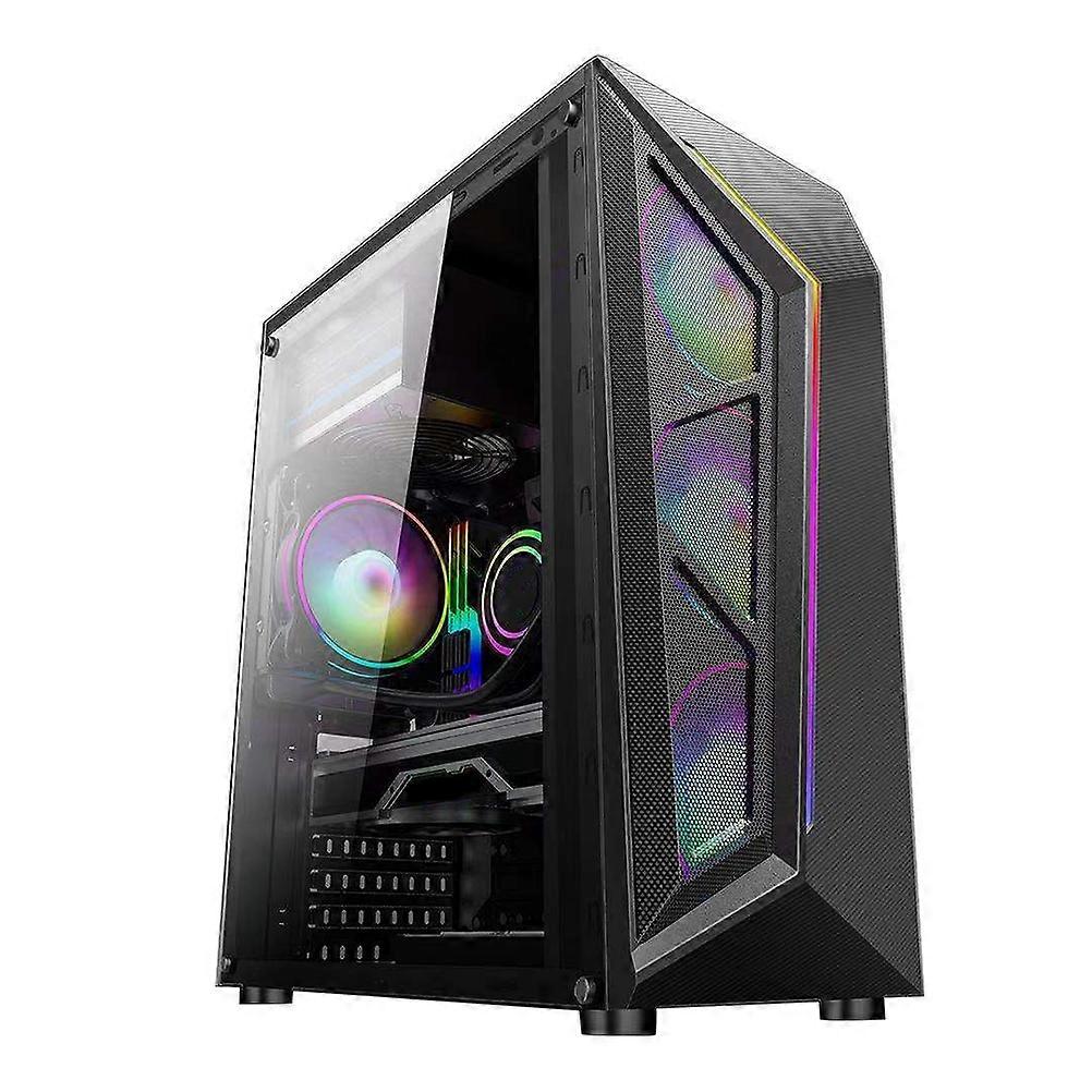Mini Desktop PC Gehäuse Atx Computer Gehäuse Belüftung Langlebiges Material für Enthusiasten Benutzer 1Set
