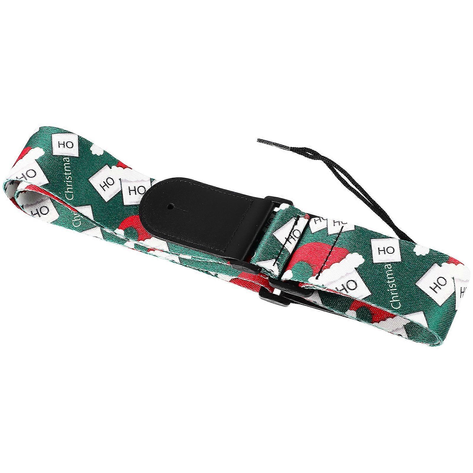 Ukulele Strap Adjustable Range 85-135cm Christmas Musicians 1Pack