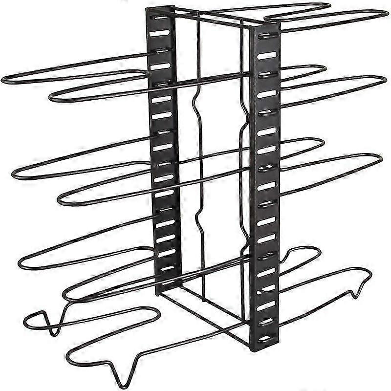 Pot Stand Rack Telescopic Adjustable Pot Lid Rack Bilateral Multilayer Pan Cookware Storage Rack