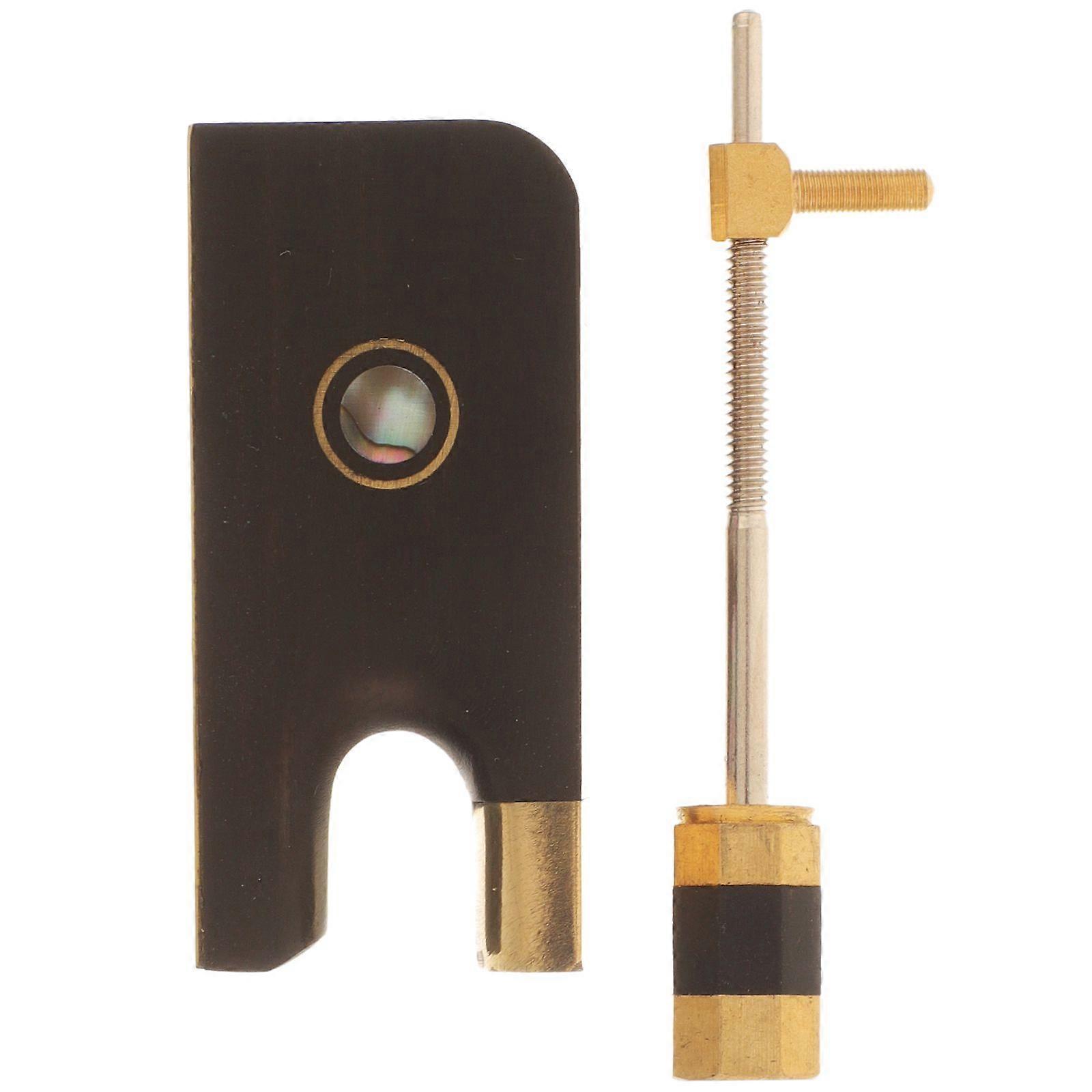1 Set Cello Bow Frog With Screw Kit Cello Bow Frog Replacement Cello Repairing Accessory(for Cello)
