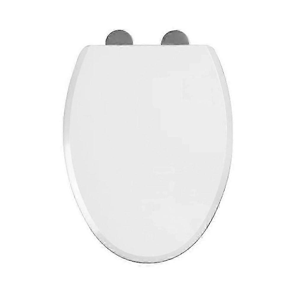 Verlängerte WC-Sitze mit Schnellverschlussscharnieren, langsam schließend, strapazierfähig, niemals lockern WC-Sitze für Erwachsene und Kinder