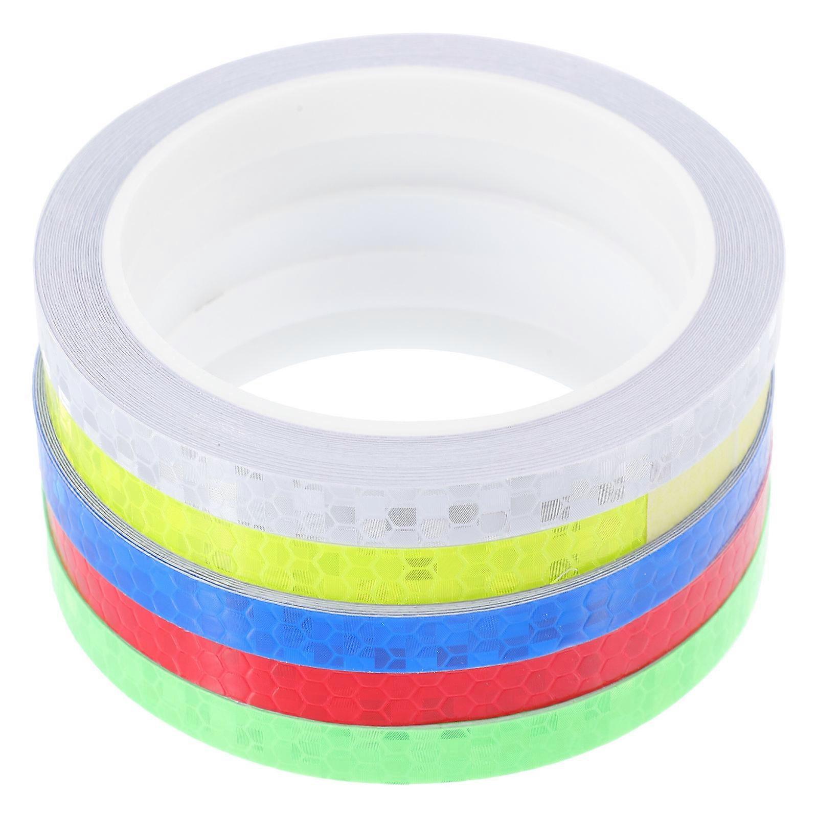 Warning Reflective Sticker Reflective Tape for Vehicles Enhances Visibility Low-light Conditions Rolls