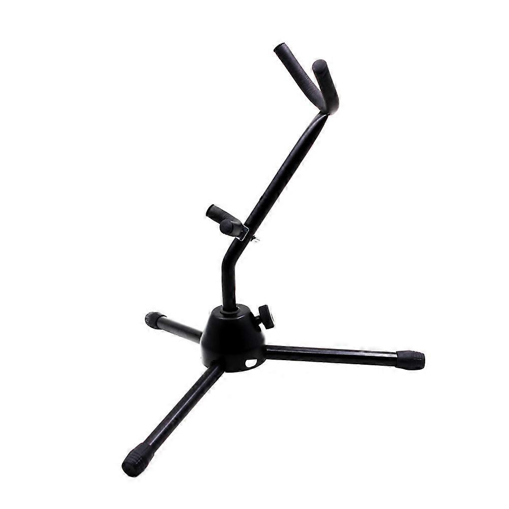 Portable Folding Alto Saxophone Stand with Sturdy Base – Durable, Space Saving Music Stand for Alto and Tenor Saxophones, Easy to Carry