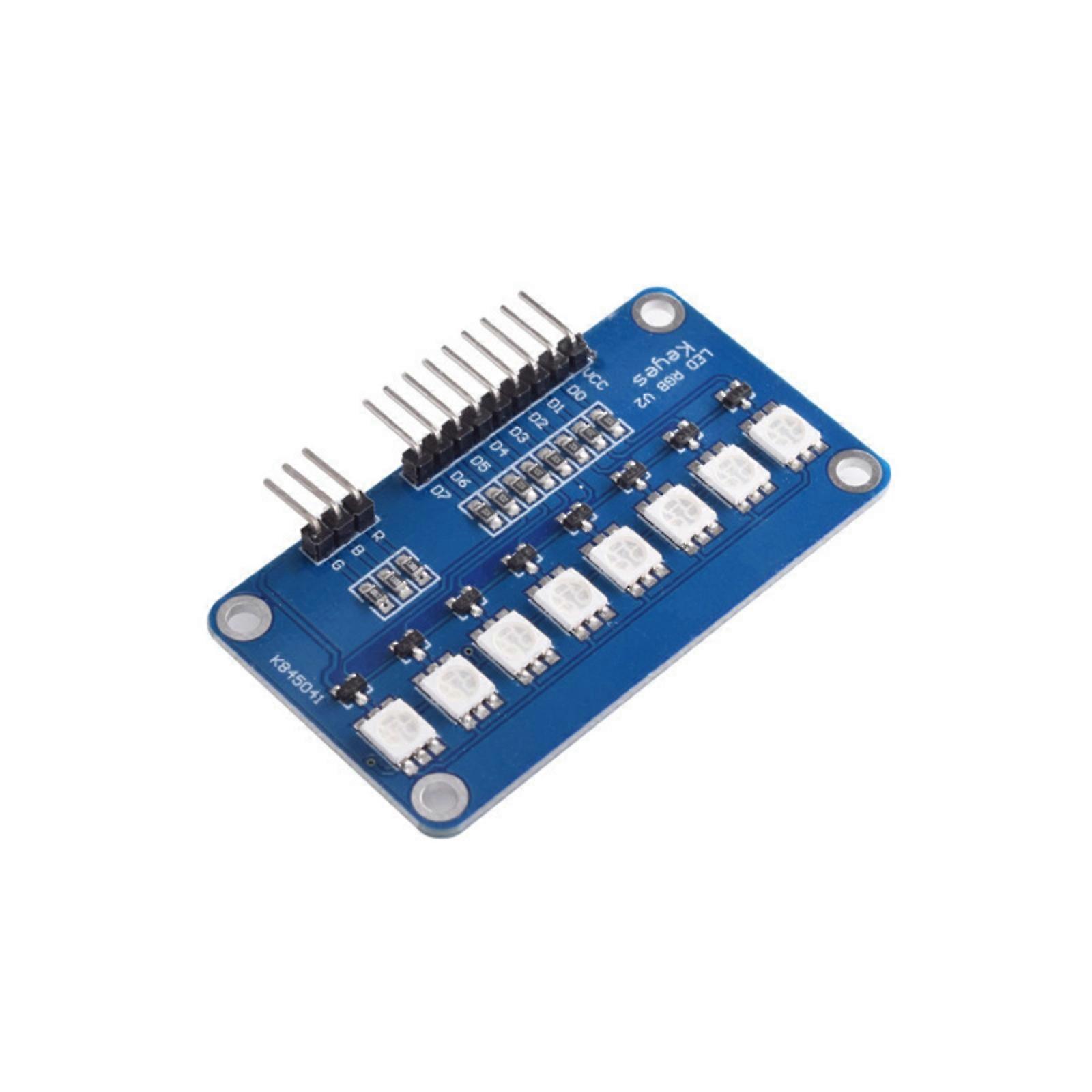 2025 5050 Tam Renkli LED Su Lambası Geliştirme Kartı LED Su Işığı Modülü, MCU Programlama ve Dekorasyon İçin Çok Renkli