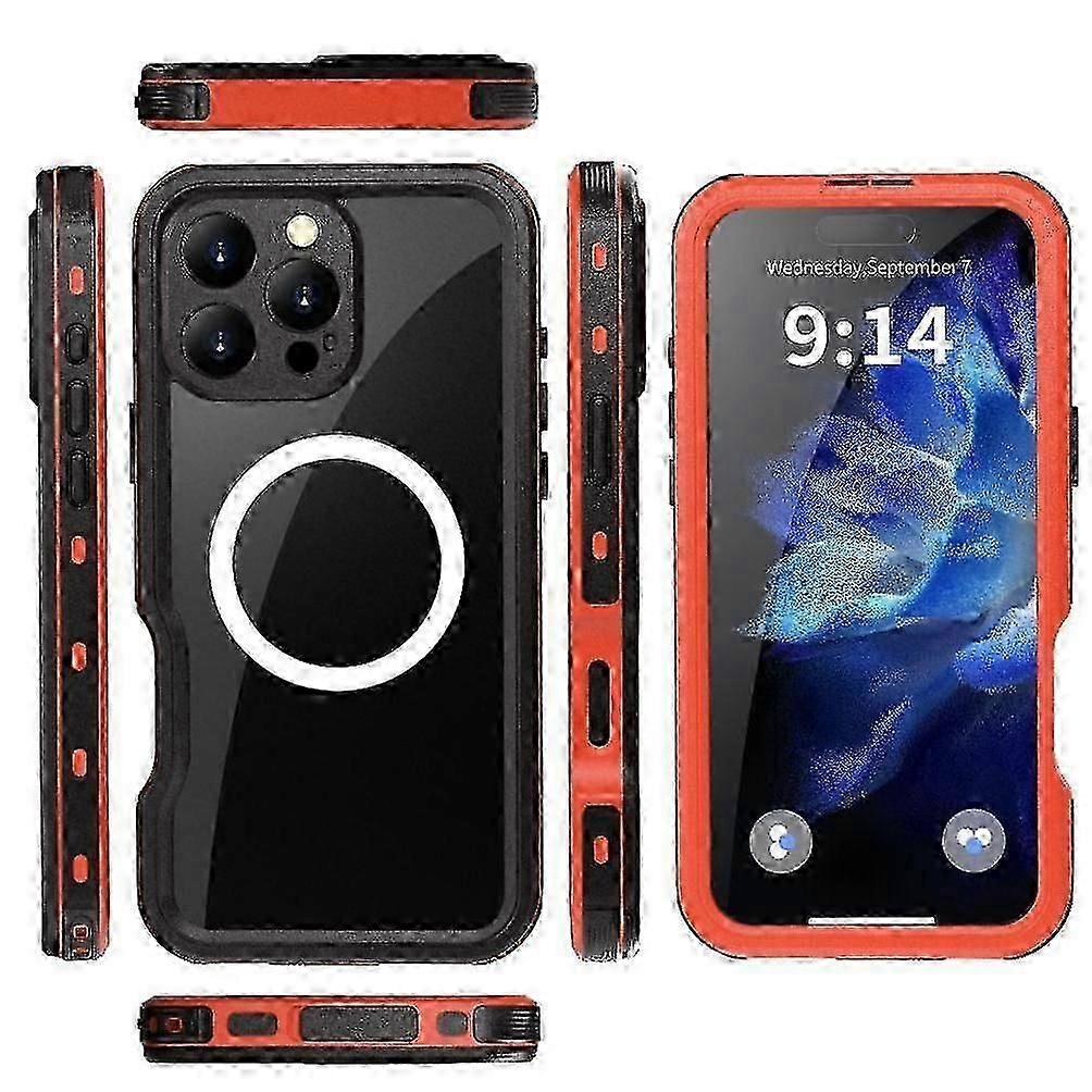 Applies to Waterproof Case For IPhone 16 Pro Max 12FT Military Shockproof Camera Button Suppor IP68 Waterproof Full