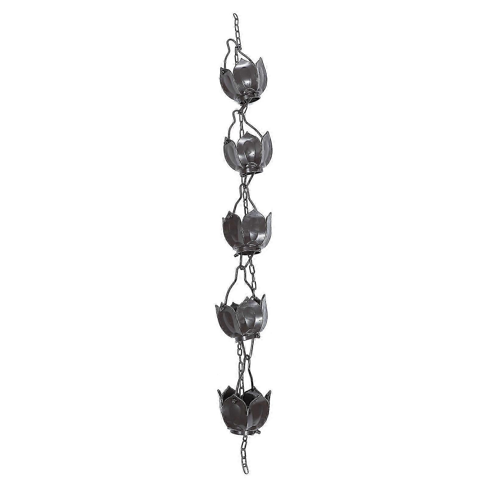 1Pc Creative Rain Chain Balcony Rain Chain Gutter Downspout Rain Chain (As Shown)