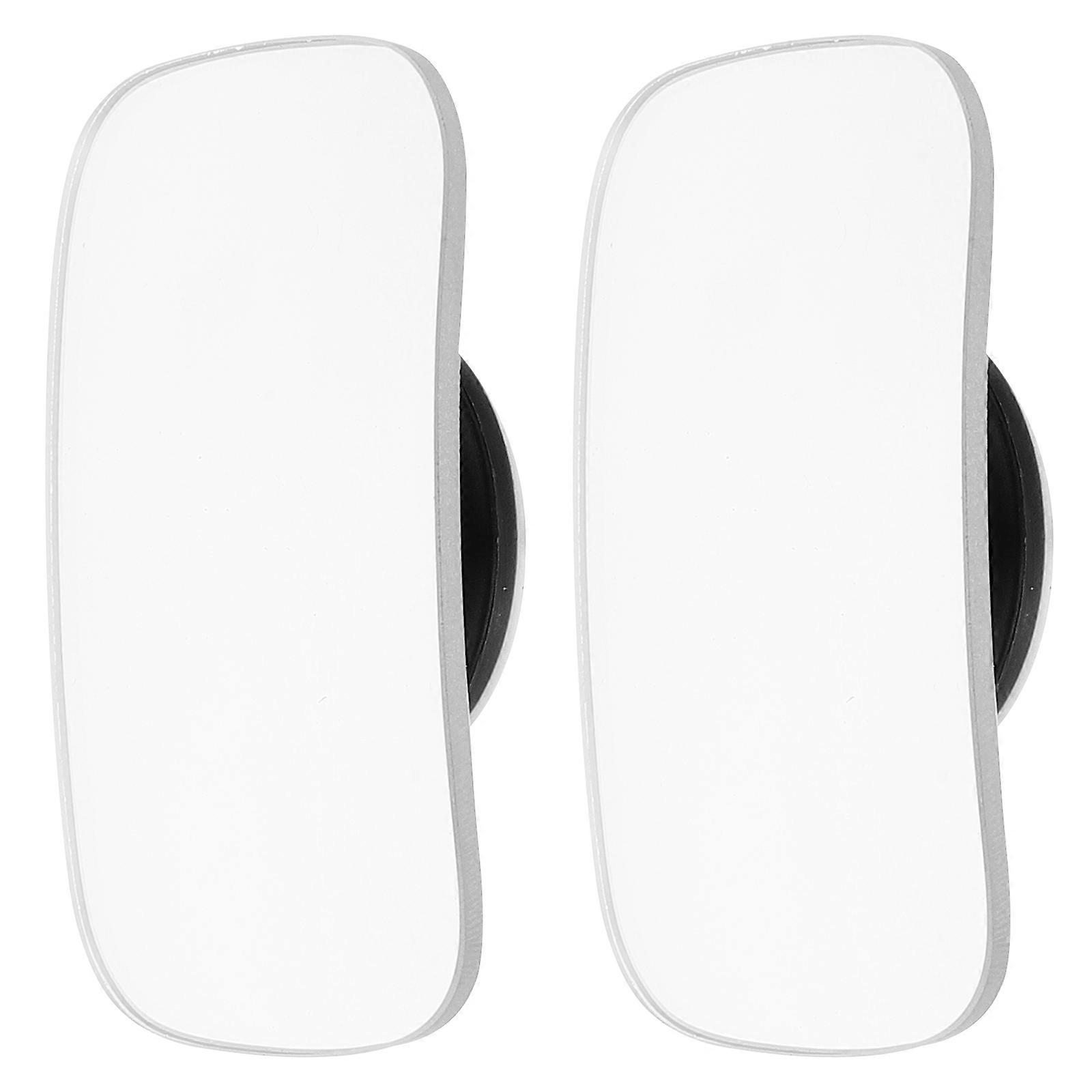 Adjustable Wide Angle Mirror Car Mounted Rearview Mirror Universal Drivers 6.5x4.5x1cm 1 Pair
