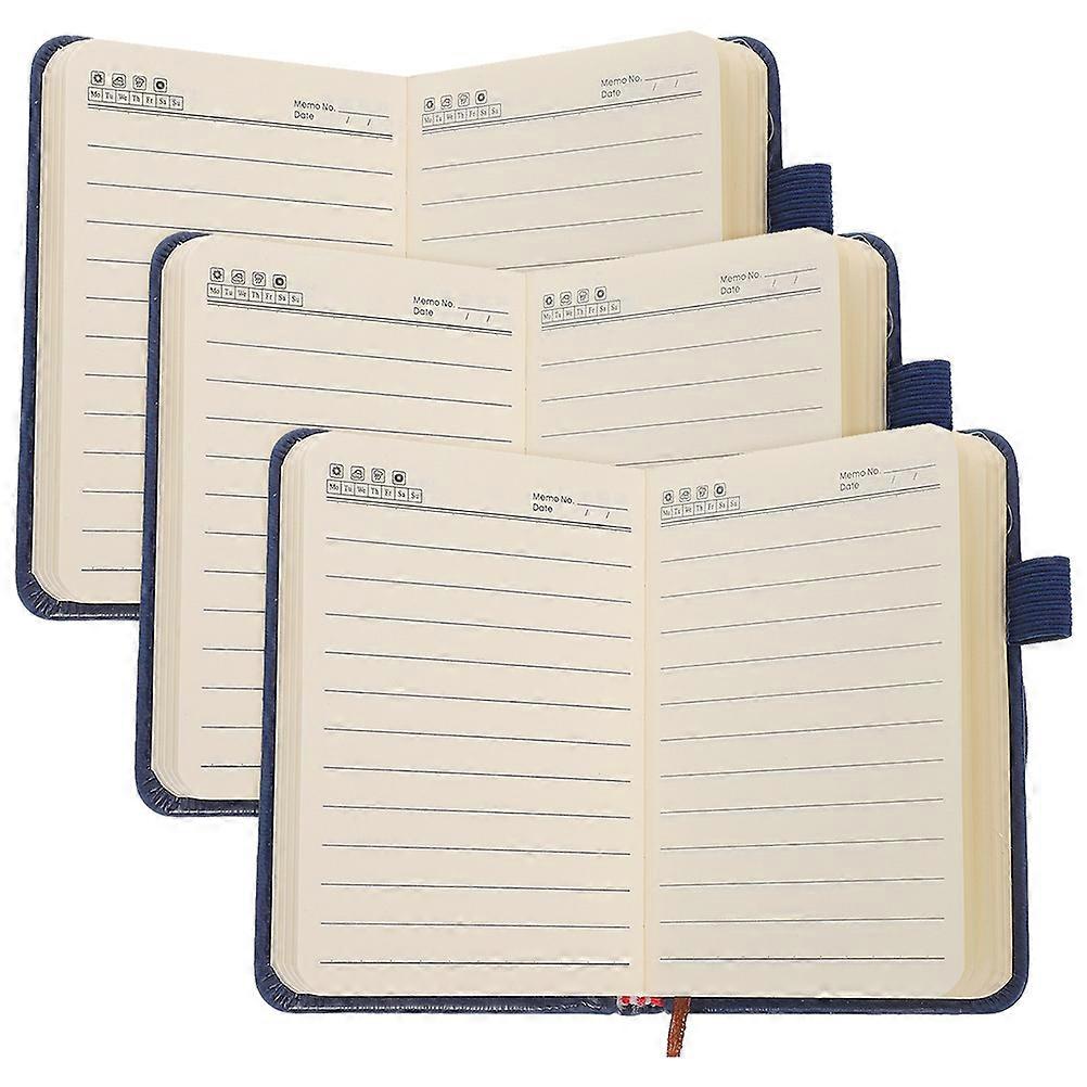 Small Note Pads Size Notebook Office Use Memo 3Pcs