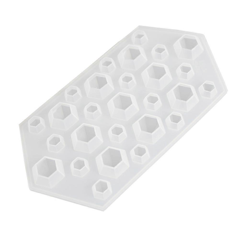 Ice Mold Silicone Cube Tray Multi Grid Kitchen Use For Home Transparent 9.1x4.7x1.2in 1PC