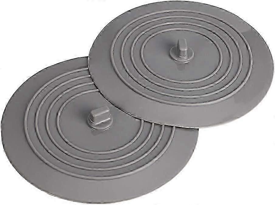 Silicone Sink Drain Stopper 2-Pack for Versatile Use