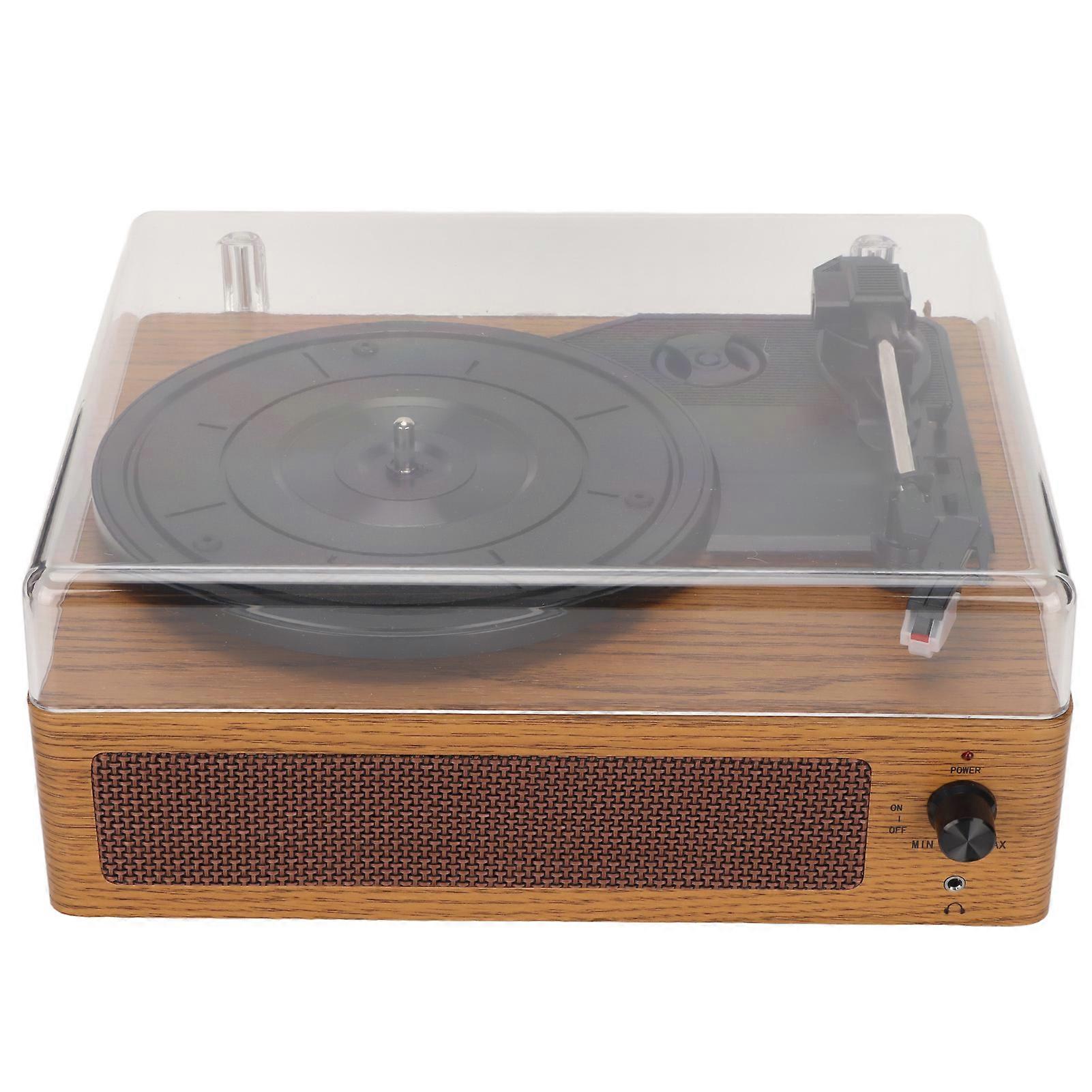 3 Speed Bluetooth Vinyl Record Player Turntable with Ruby Stylus