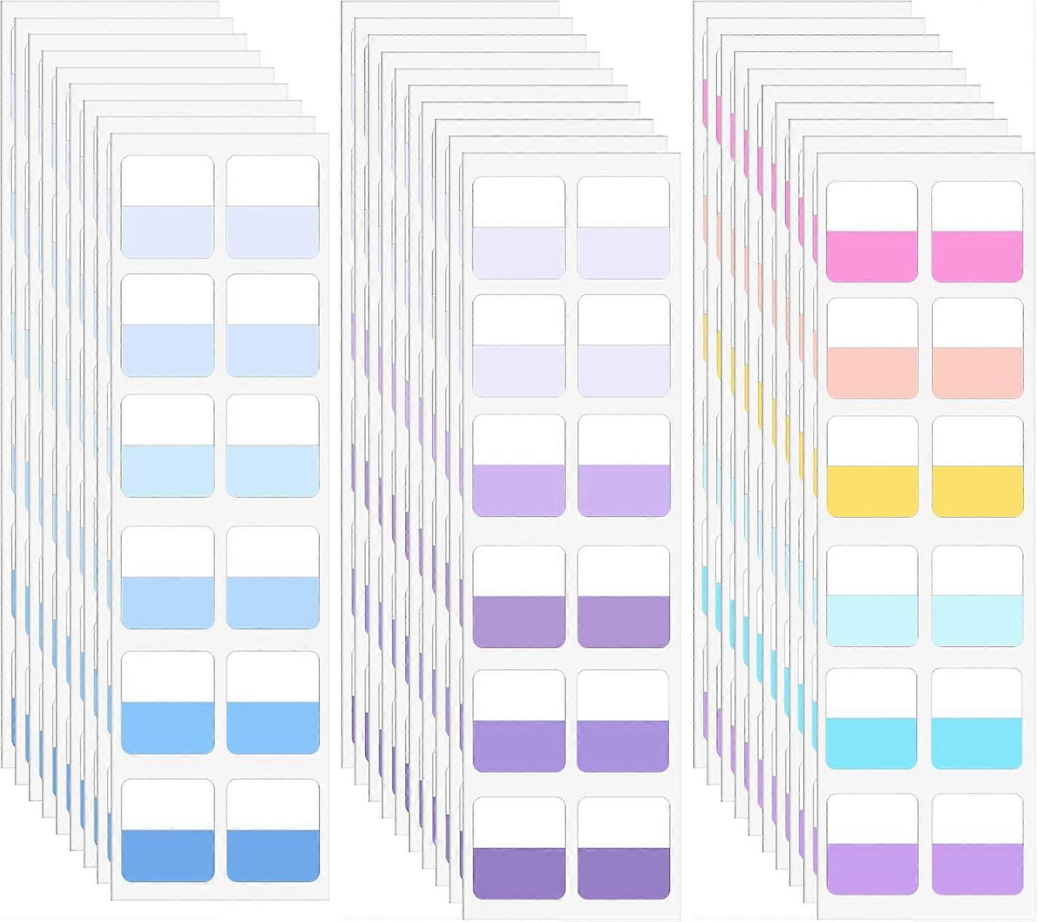 AURA 360 Pcs Sticky Tabs Multi-Colored Indexing Tabs ，for Home Office Notebooks File Classification Folders(Purple)