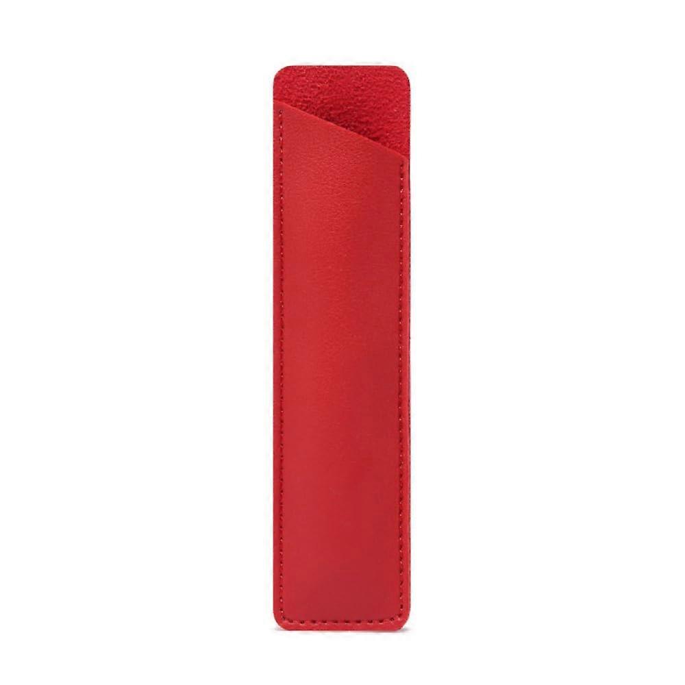 Pack of 2 Black and Red Pencil Cases for Teens and Adults, Stationery Organizer for Pens, Brushes, and Fillers